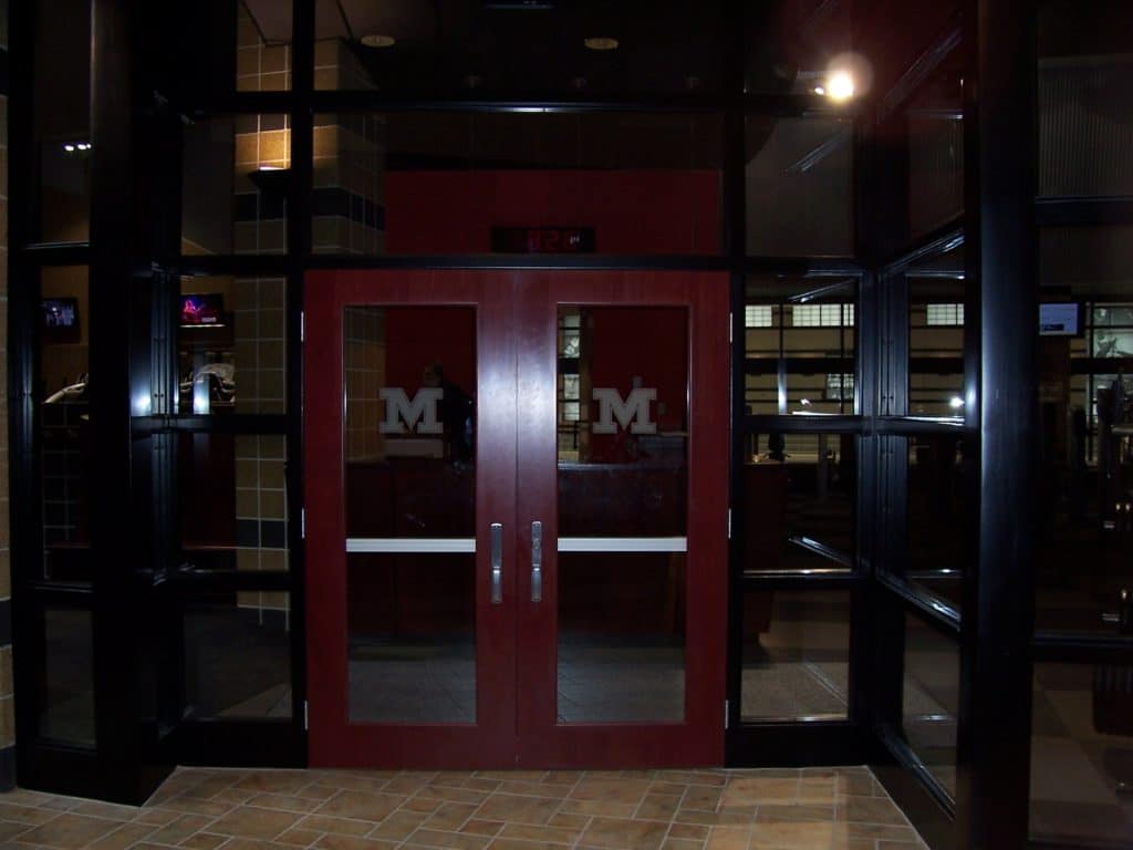 Mizzou Brewer Field House Doors