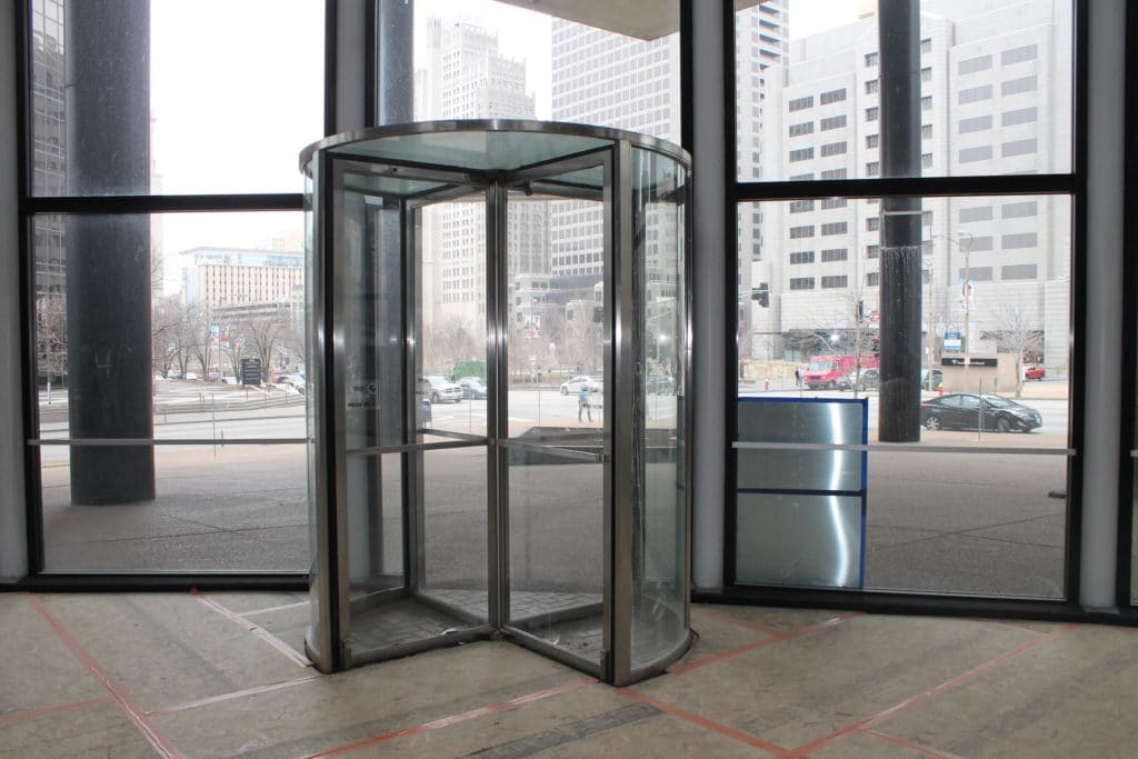Aluminum Store Front Revolving Door